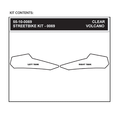 Stomgrip Traktionspad Streetbikes Klar Ducati Hypermotard 821 Bj. 13-15