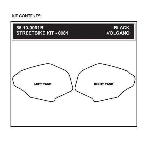 Stomgrip Traktionspad Streetbikes Schwarz BMW K 1300 S Bj. 09-16
