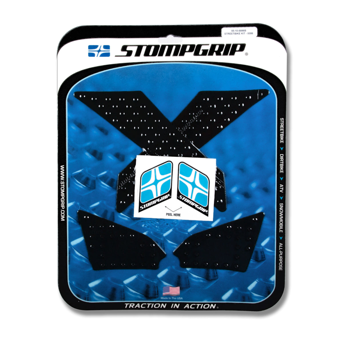 Stomgrip Traktionspad Streetbikes Schwarz Honda NC700 X Bj. 13-15