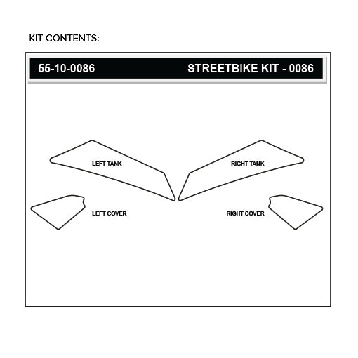 Stomgrip Traktionspad Streetbikes Hybrid Honda NC700 X Bj. 13-15