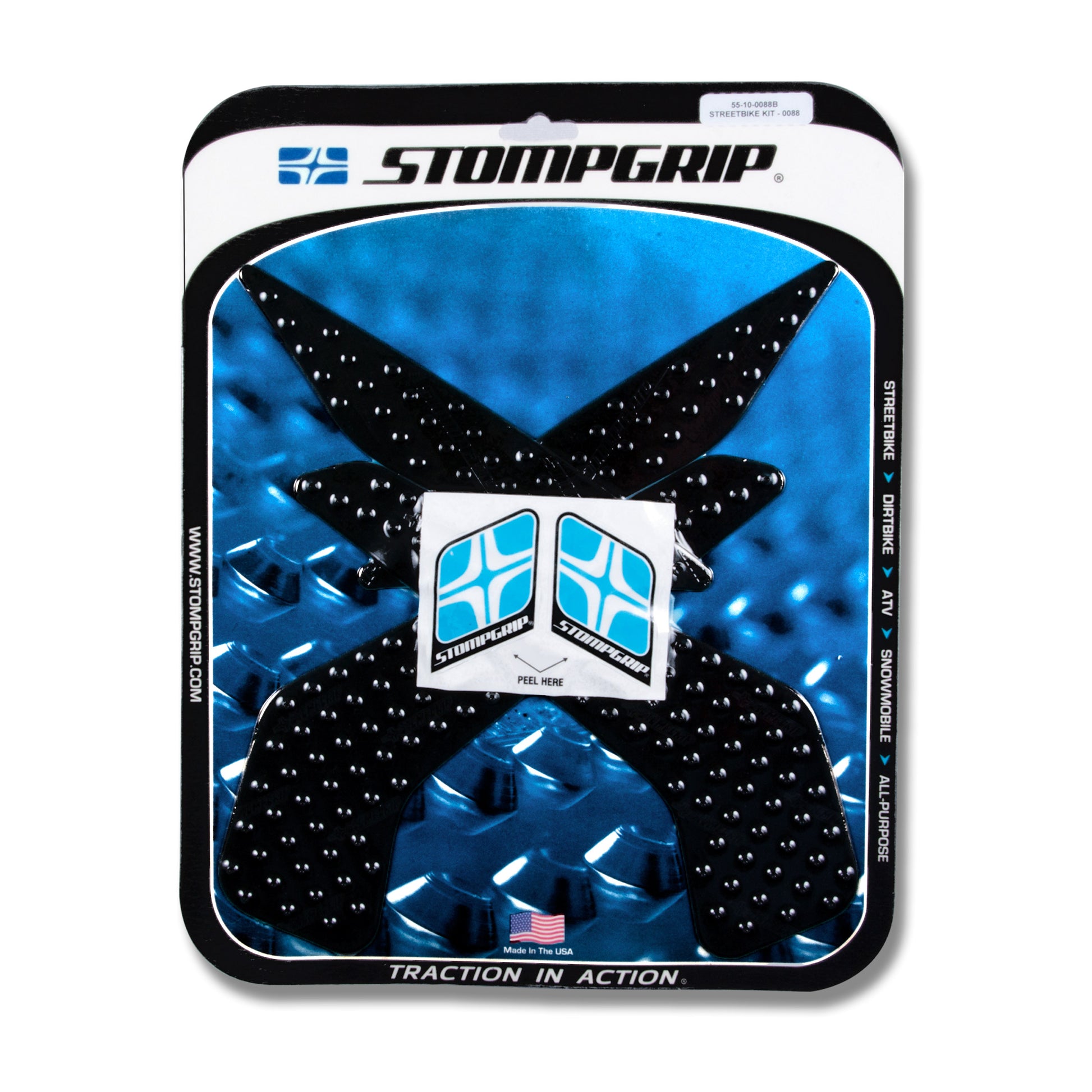 Stomgrip Traktionspad Streetbikes Schwarz Honda CRF250 L Bj. 13-20