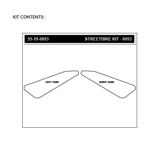 Stomgrip Traktionspad Streetbikes Klar BMW F 650 GS Bj. 00-07