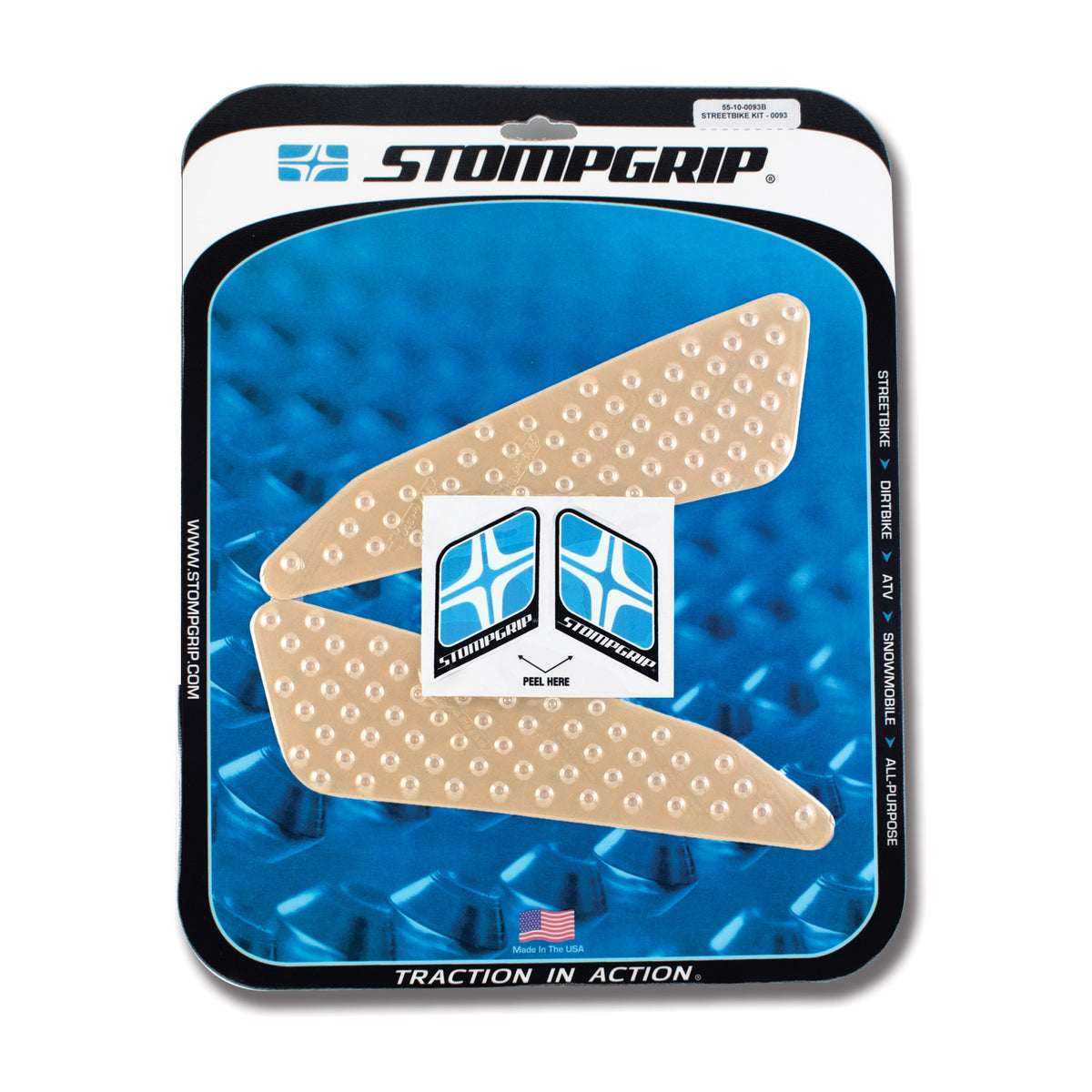 Stomgrip Traktionspad Streetbikes Klar Moto Guzzi V9 Bobber Bj. 16-20