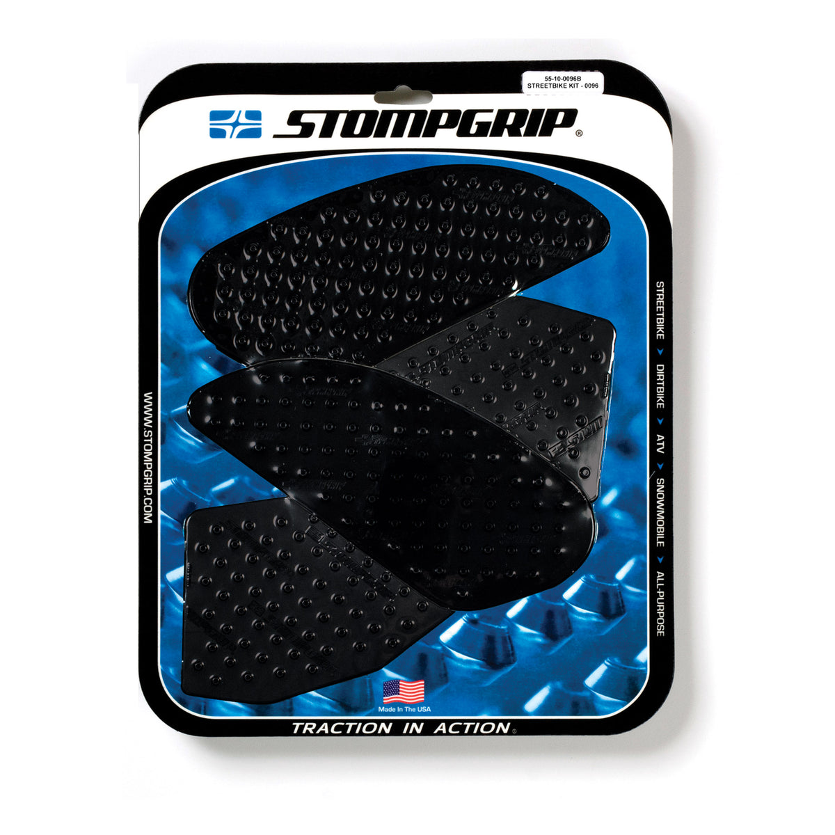 Stomgrip Traktionspad Streetbikes Schwarz Honda CB250 F Bj. 15-18