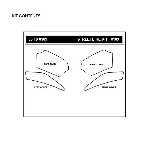 Stomgrip Traktionspad Streetbikes Hybrid Kawasaki Versys 650 / ABS Bj. 15-20
