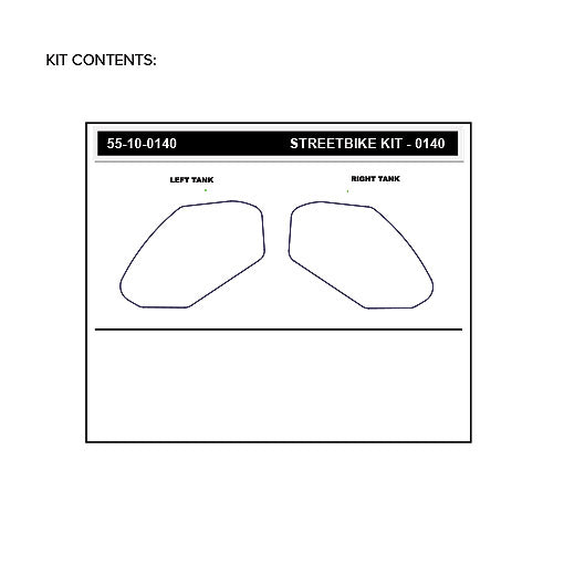 Stomgrip Traktionspad Streetbikes Klar Kawasaki Z650 Bj. 17-22