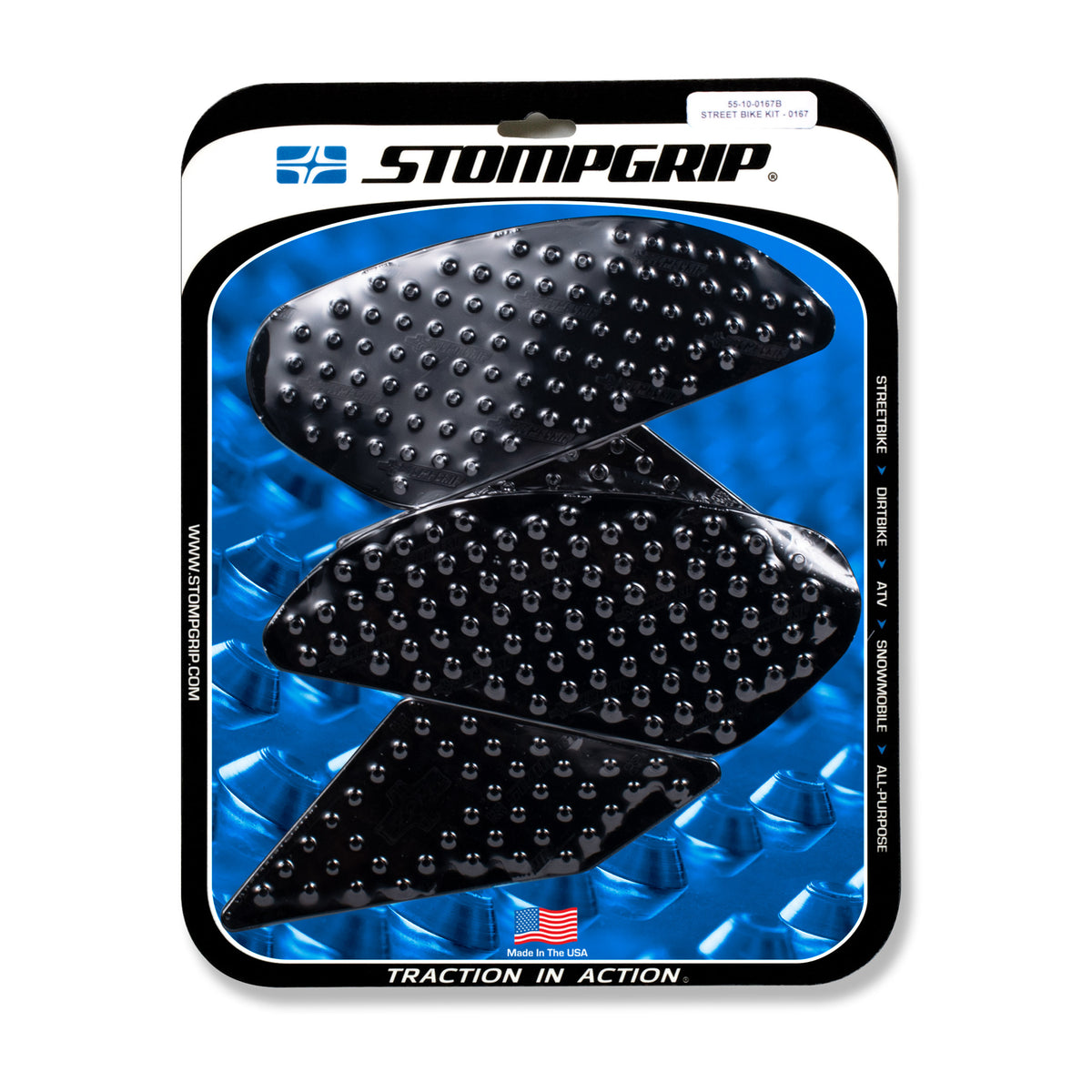 Stomgrip Traktionspad Streetbikes Schwarz Honda CB500 F / R Bj. 19-22