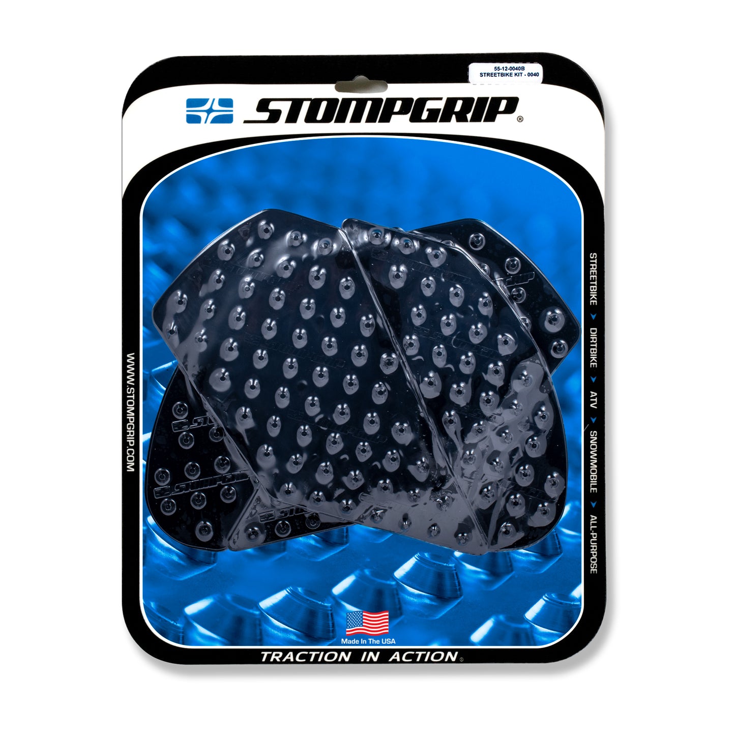 Stomgrip Traktionspad Streetbikes Schwarz Kawasaki Ninja ZX-10R / RR Bj. 11-22