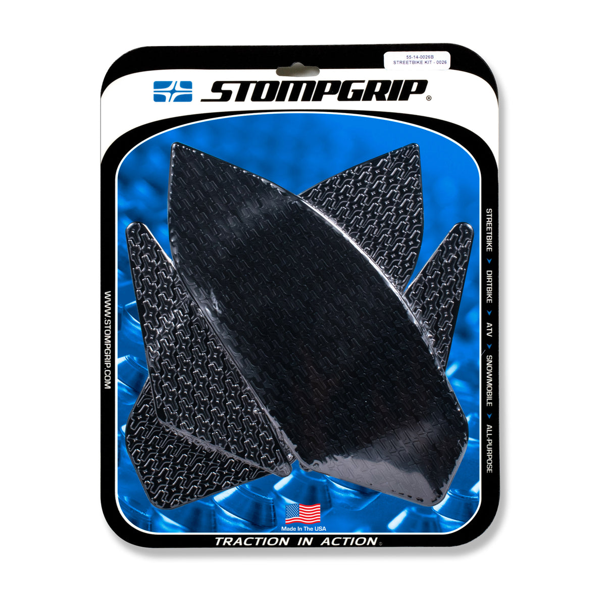 Stomgrip Traktionspad Streetbikes Schwarz Honda CB400F  Bj. 13-15