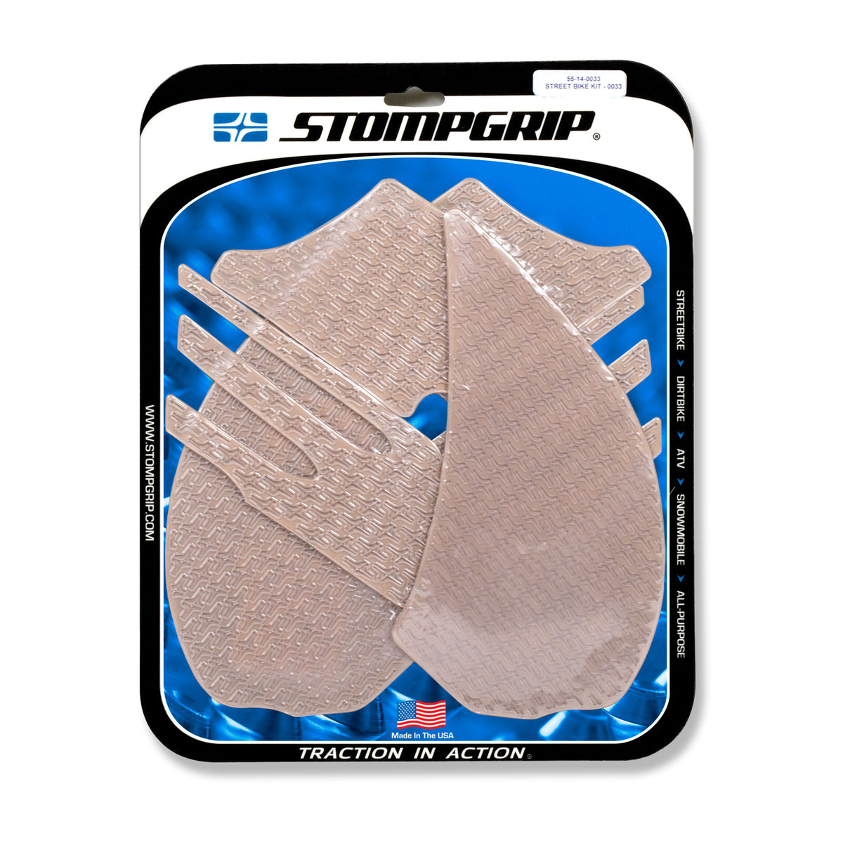 Stomgrip Traktionspad Streetbikes Klar Kawasaki ZZR 1400 Bj. 06-11