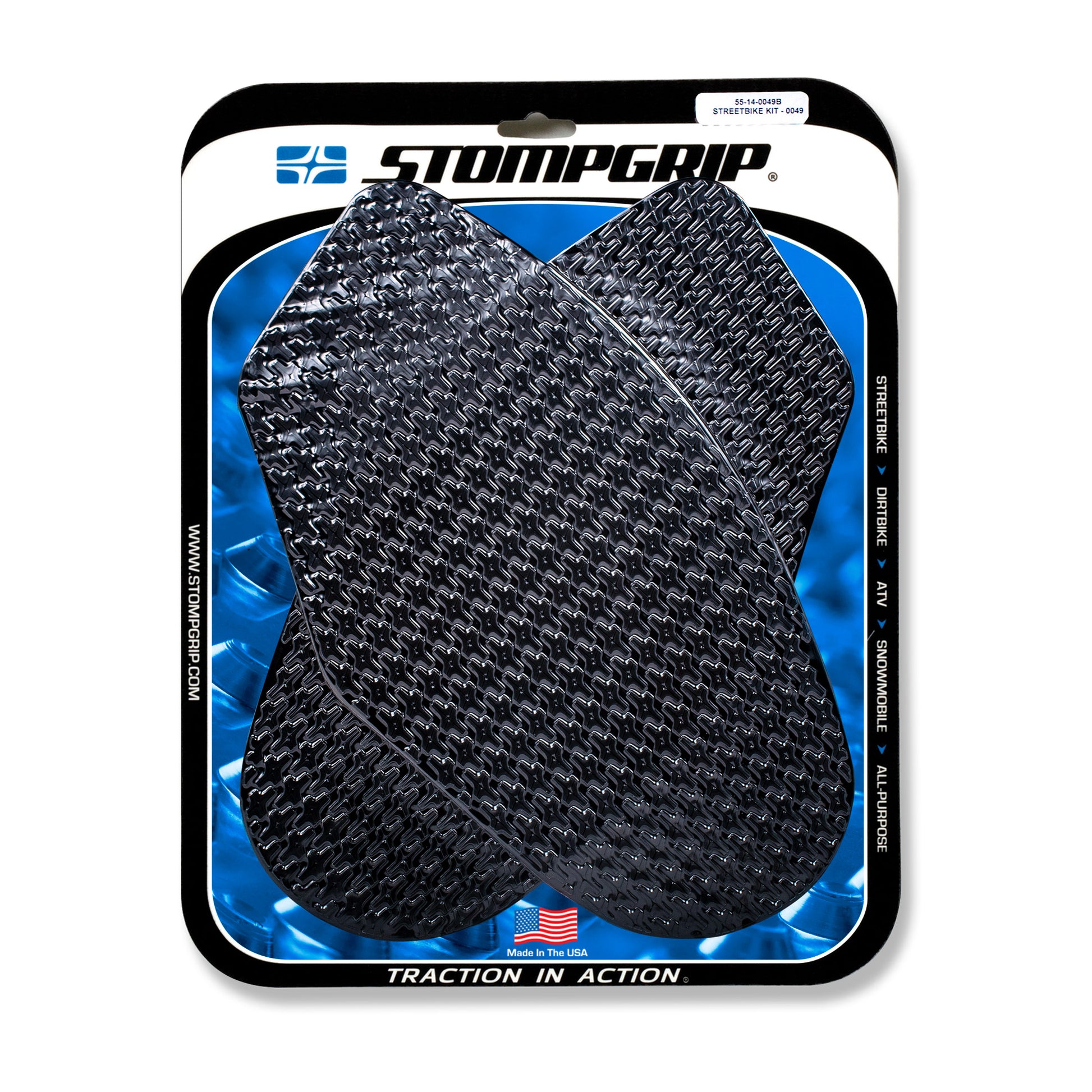 Stomgrip Traktionspad Streetbikes Schwarz Suzuki GSX-R 1000 Bj. 05-06