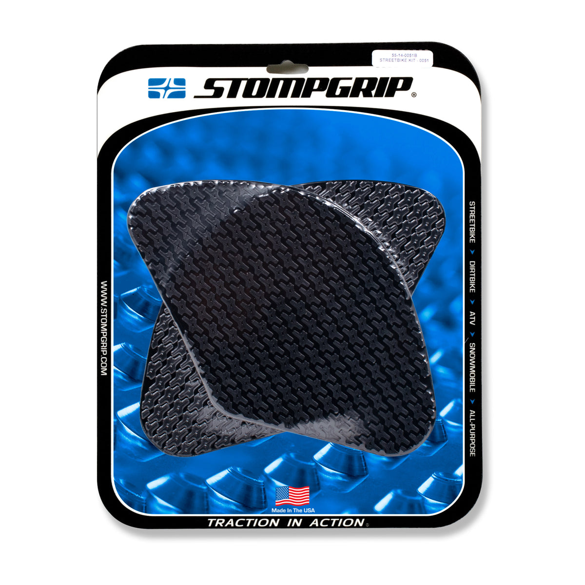 Stomgrip Traktionspad Streetbikes Schwarz BMW R 1200 GS Bj. 03-12