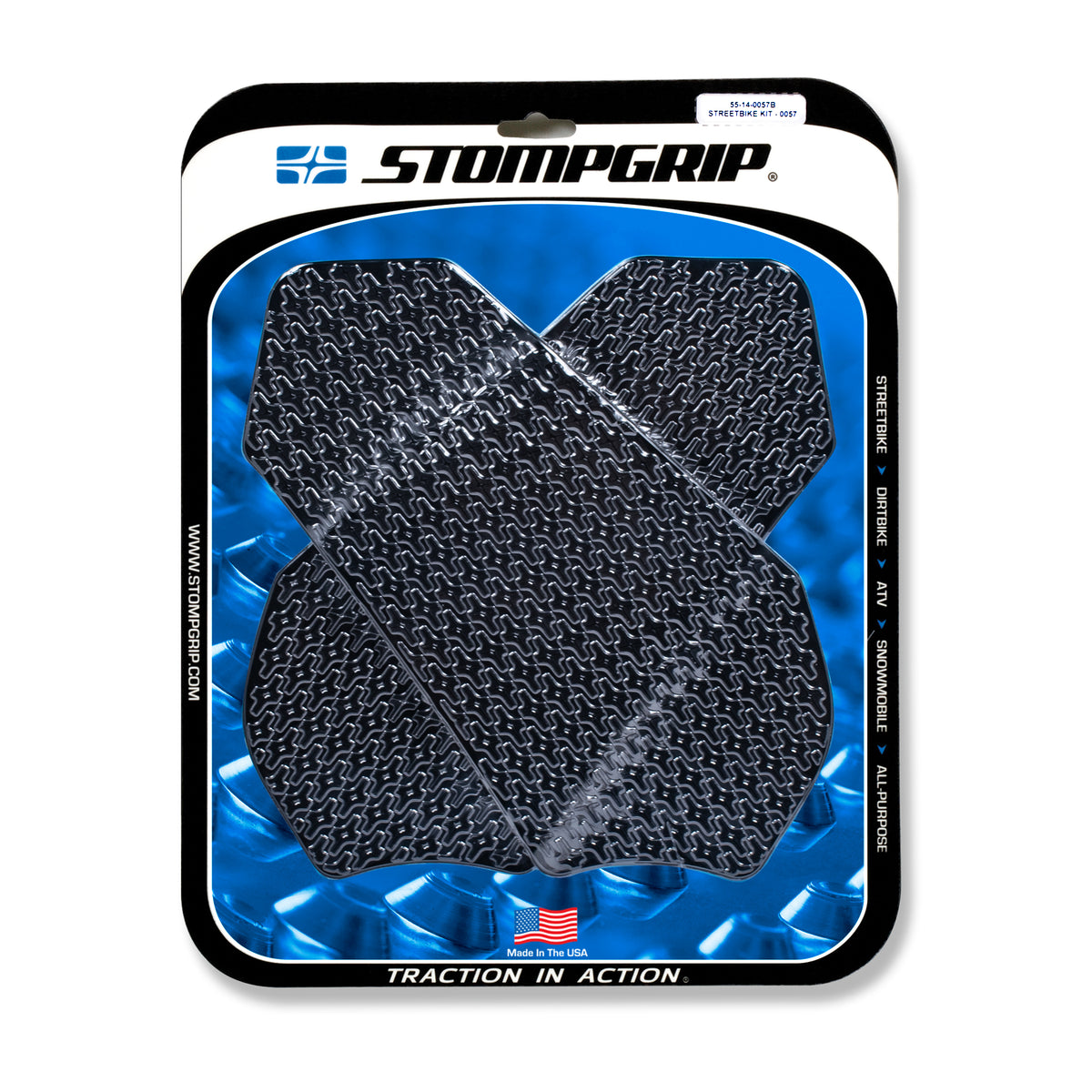 Stomgrip Traktionspad Streetbikes Schwarz Suzuki GSX-R 600 Bj. 11-22