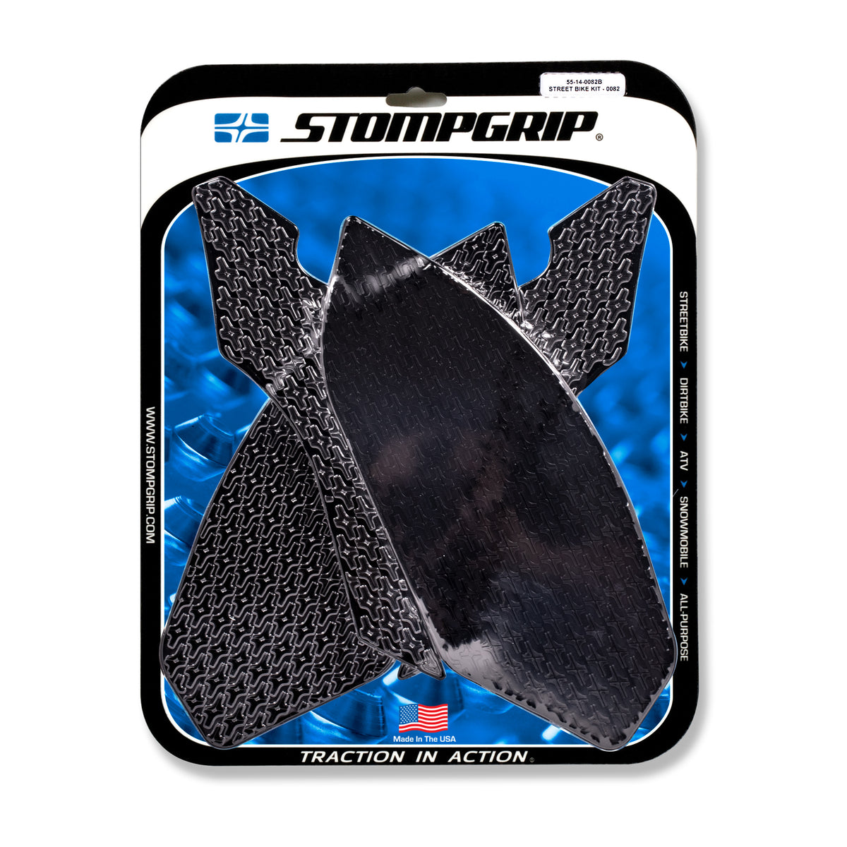 Stomgrip Traktionspad Streetbikes Schwarz BMW S 1000 RR Bj. 09-14