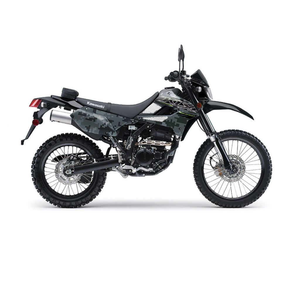 Stomgrip Traktionspad Streetbikes Klar Kawasaki KLX 250 S / Camo Bj. 09-20