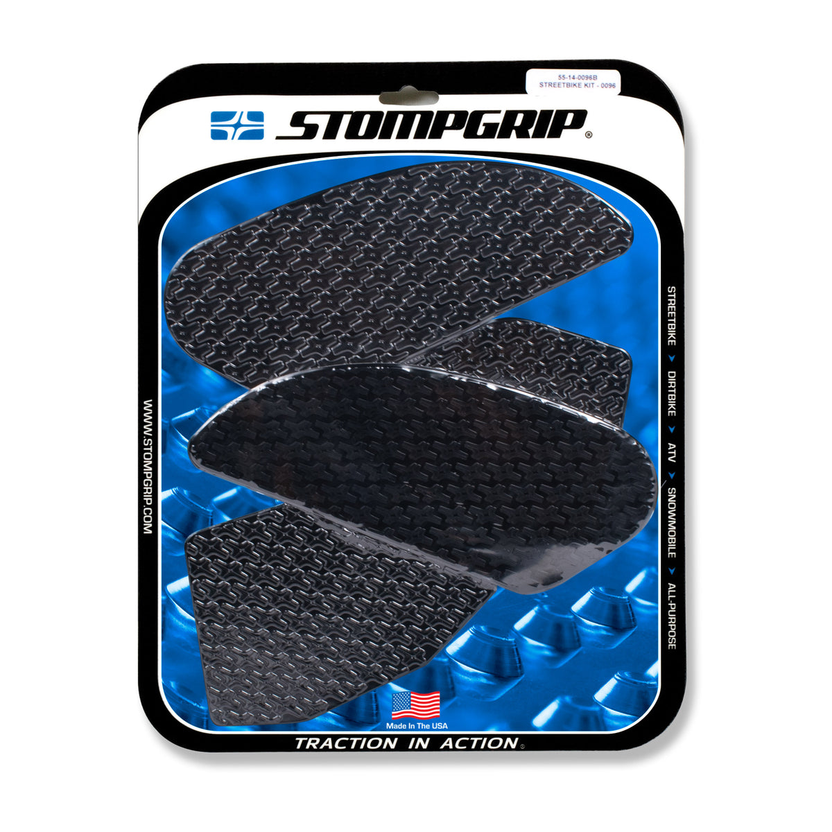 Stomgrip Traktionspad Streetbikes Schwarz Honda CB300 F Bj. 15-18
