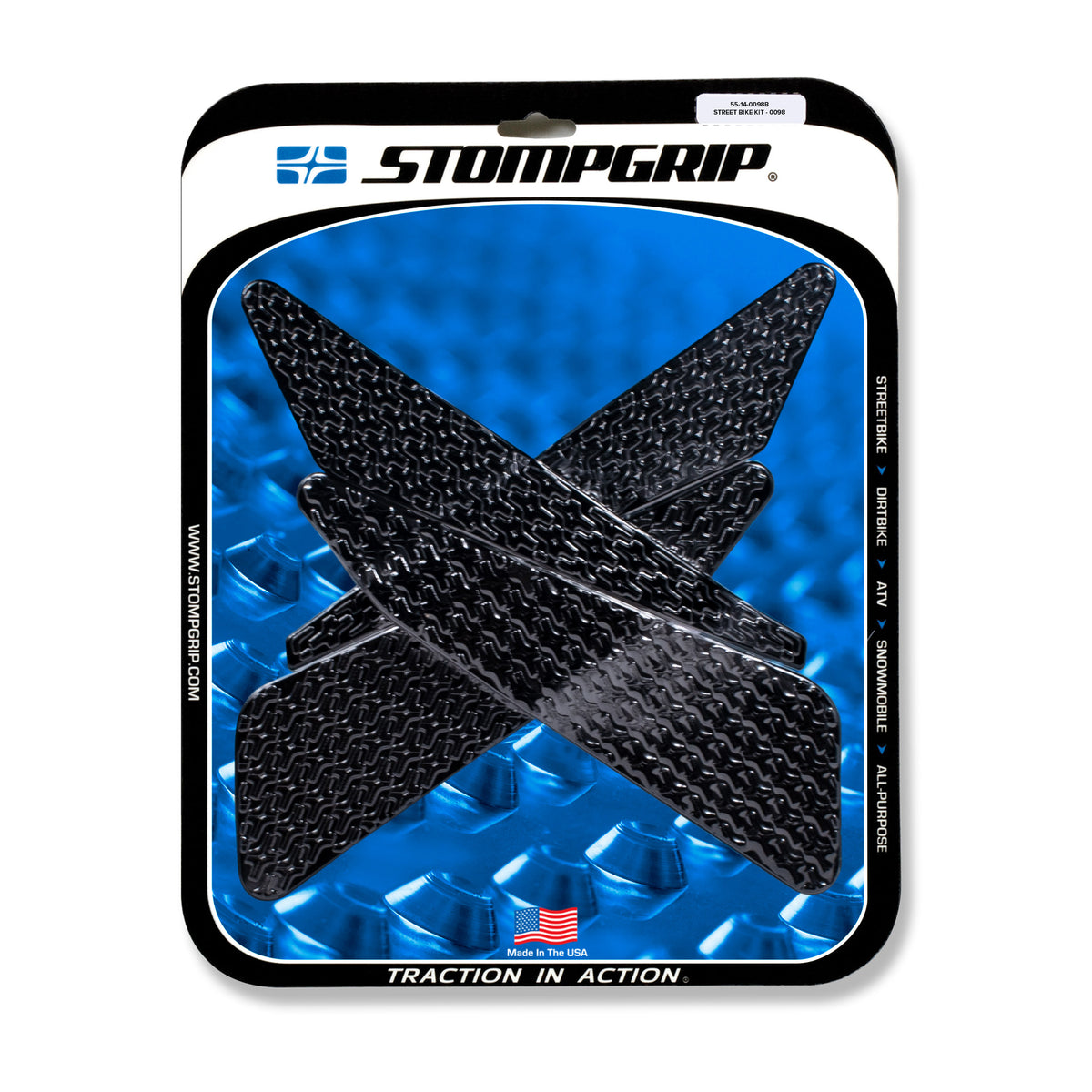 Stomgrip Traktionspad Streetbikes Schwarz Yamaha MT-07 Bj. 15-17