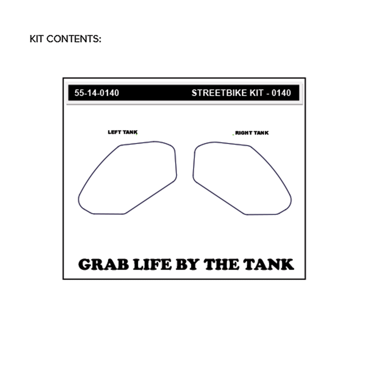 Stomgrip Traktionspad Streetbikes Klar Kawasaki Ninja 650 Bj. 17-22