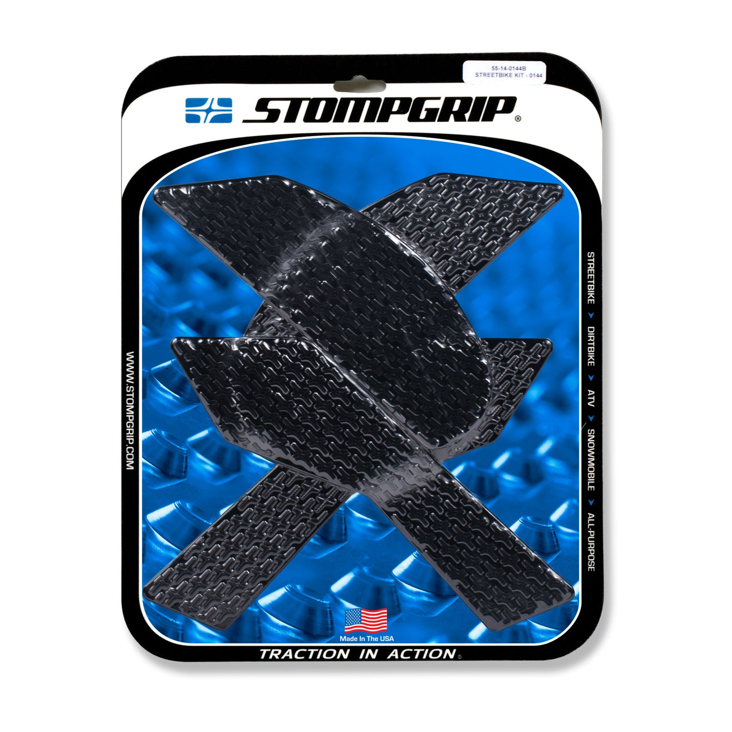 Stomgrip Traktionspad Streetbikes Schwarz Kawasaki Z900 Bj. 17-22