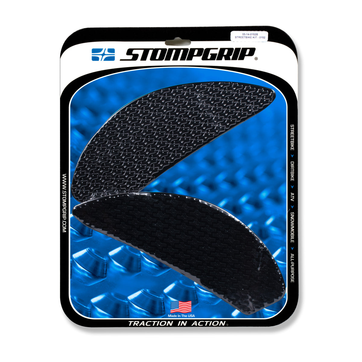 Stomgrip Traktionspad Streetbikes Schwarz Suzuki GSX250 R Bj. 18-20