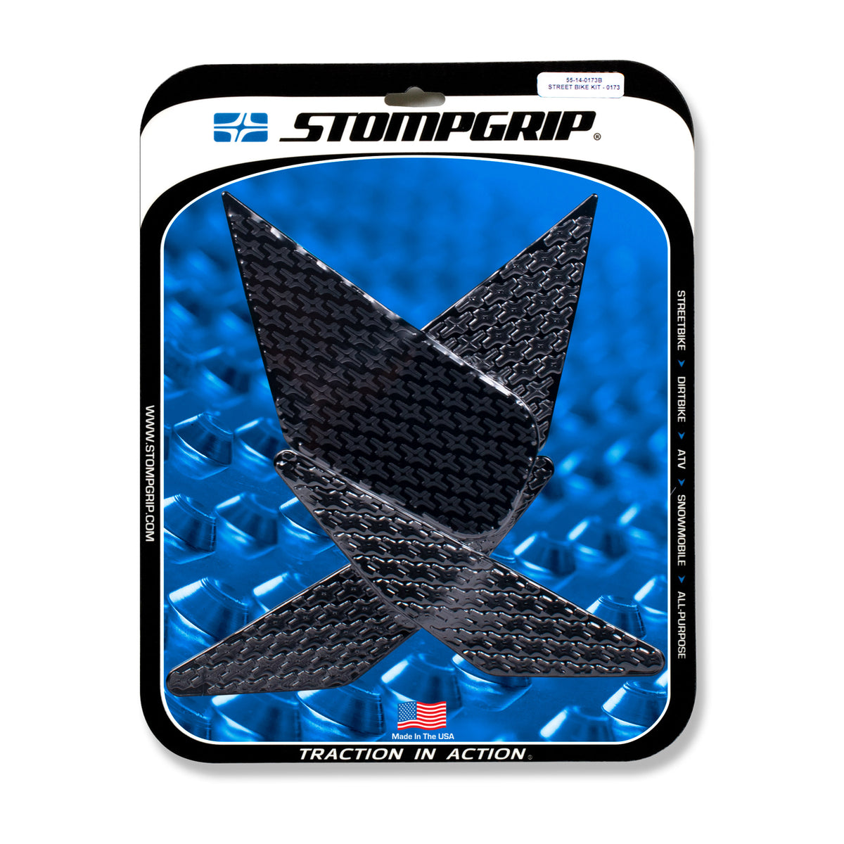 Stomgrip Traktionspad Streetbikes Schwarz Triumph Speed Triple Bj. 16-20