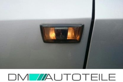 Opel Insignia Meriva Corsa div.Modelle Seitenblinker Schwarz +Birnen orange