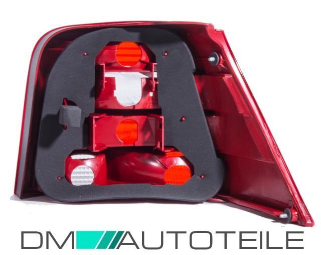 Rückleuchte SET Rot Weiß Facelift Optik Limo Heckleuchte für VW Golf 4 97-04