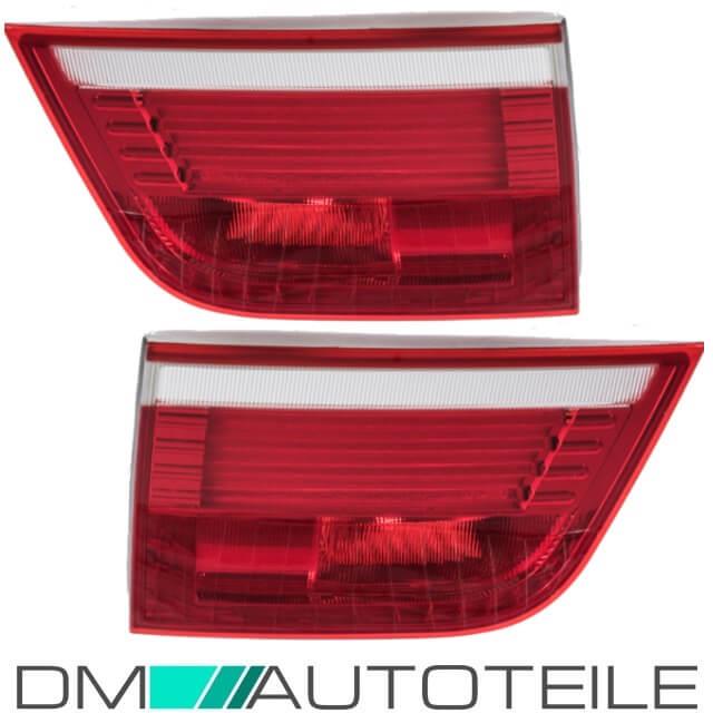 SET LED Rückleuchten Rot Weiß Innen Heckleuchte links & rechts passt für BMW E70