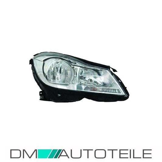 Mercedes W204 Scheinwerfer Rechts 11-14 Bosch H7/H7 mit Motor Chrom