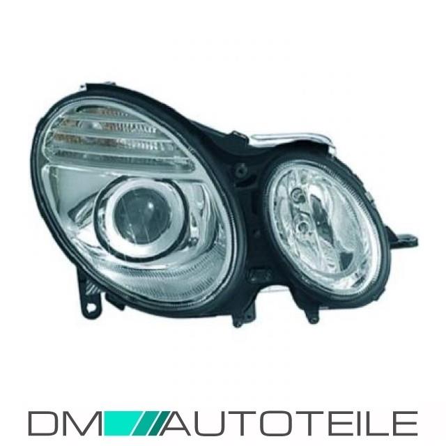 Mercedes W211 BI-Xenon Scheinwerfer Rechts Hella 06-09 Fassung D1S/H7 ohne Kurvenlicht