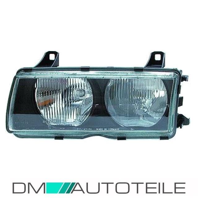 Streuscheibe links ZKW H1/H1 passend für BMW E36 Baujahr 90-94 (mit Noppen)
