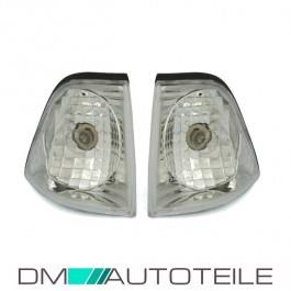 Designblinker Frontblinker Set Klarglas-Blende passend für BMW E36 Limousine Touring Compact Bj. 91-99