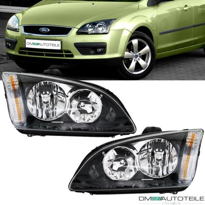 SET Ford Focus II (DA) Halogen Scheinwerfer Satz H7/H1 ab 11/2004-01/2008