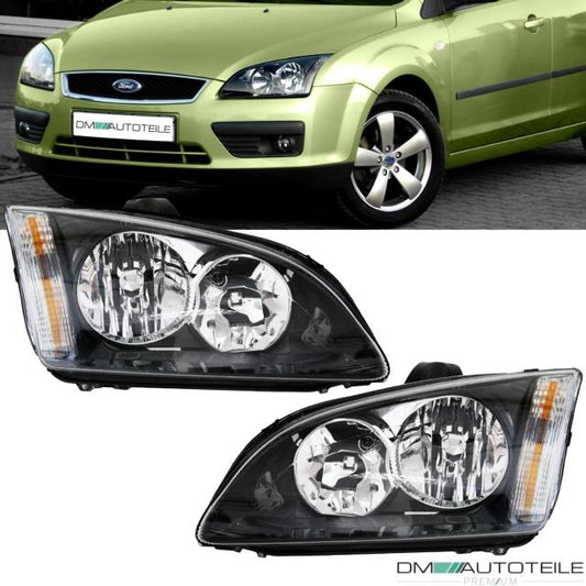 SET Ford Focus II (DA) Halogen Scheinwerfer Satz H7/H1 ab 11/2004-01/2008