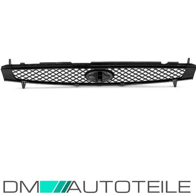 Ford Fiesta 5 V Kühlergrill Front Grill Stoßstange 01-05 Schwarz Zertifiziert