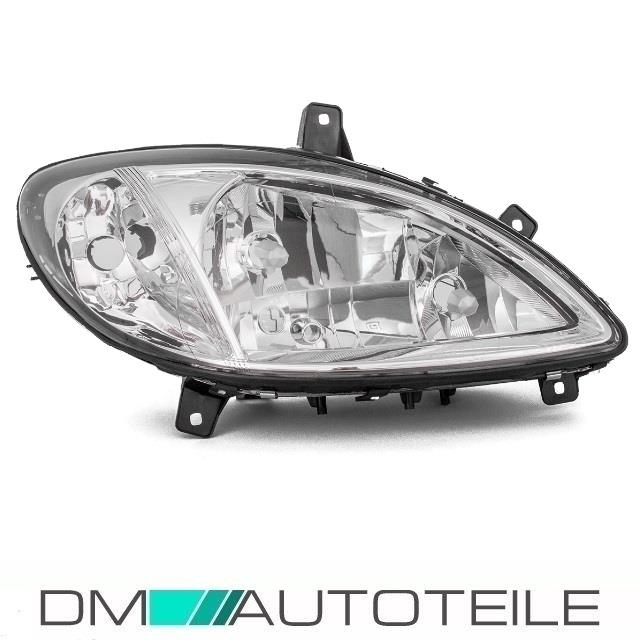 Mercedes Viano/Vito W639 Klarglas Scheinwerfer Rechts H7/H7/H7 Bj 03-10 + Nebelscheinwerfer
