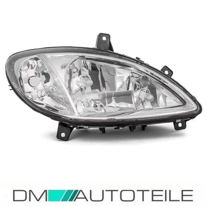 Mercedes Viano/Vito W639 Klarglas Scheinwerfer Rechts H7/H7/H7 Bj 03-10 + Nebelscheinwerfer
