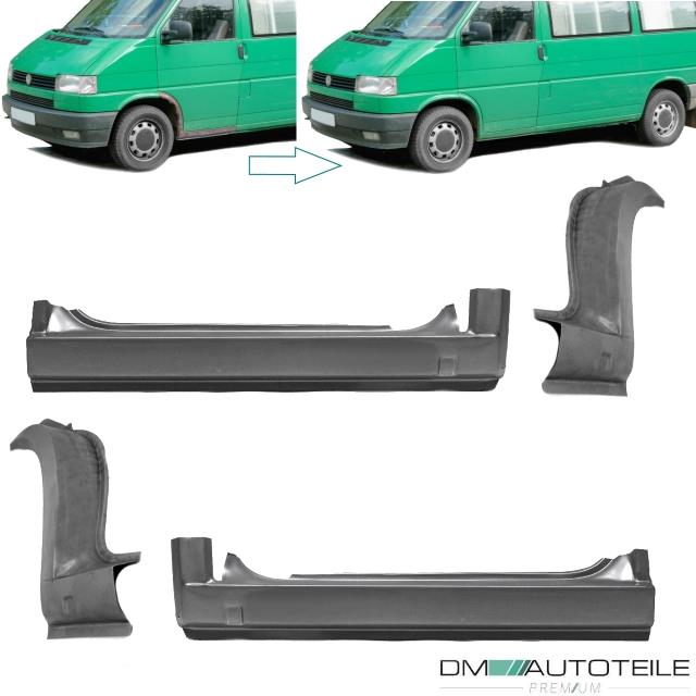 für VW T4 Reparaturblech Radlauf vorne SET Türschweller Einstieg Schweller 90-03