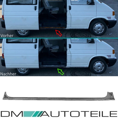 für VW T4 Reparaturblech Schweller Leiste unten Rechts Schiebetür Einstieg