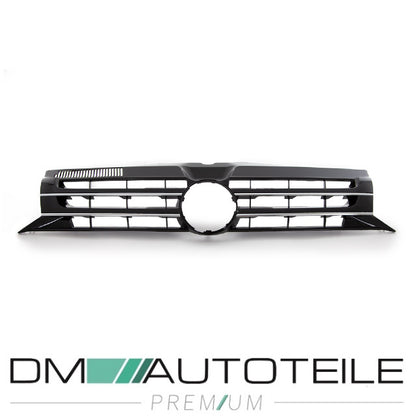 Kühlergrill passt für VW T5 GP Front Grill Schwarz Chrom-Rippen Facelift 09-15