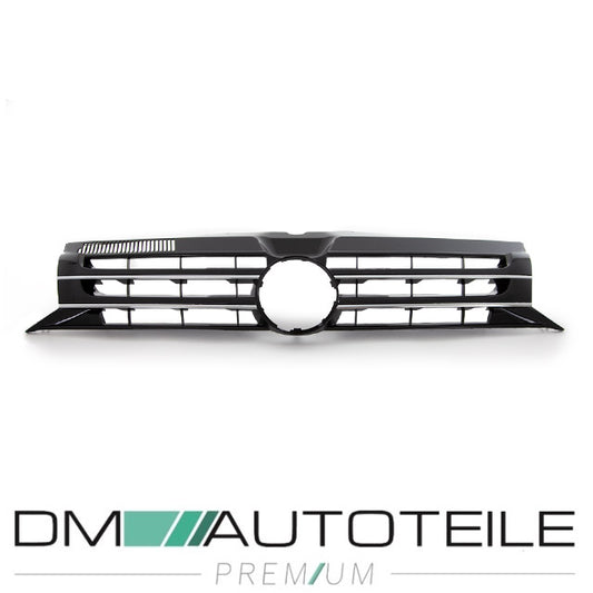 Kühlergrill passt für VW T5 GP Front Grill Schwarz Chrom-Rippen Facelift 09-15