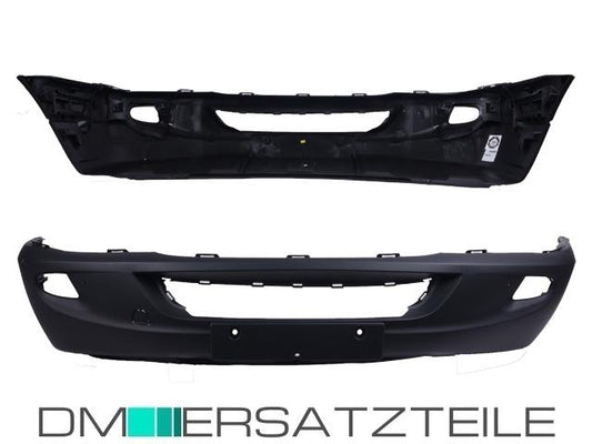 Mercedes Sprinter W906 Stoßstange ab Bj 06-13 Schwarz ohne PDC für Nebelscheinwerfer