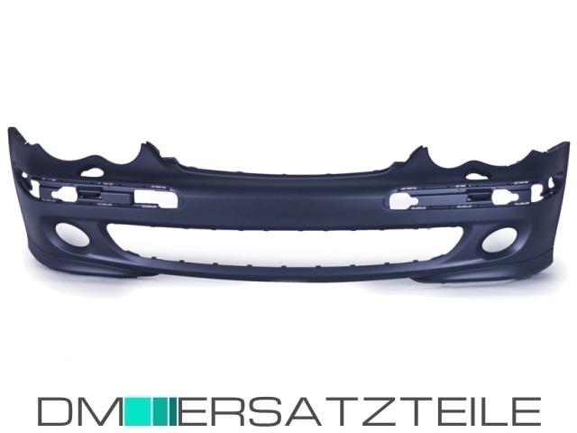 Mercedes W203 Stoßstange vorne 04-07 Mopf grundiert für SRA Modelle / nicht Avantgarde