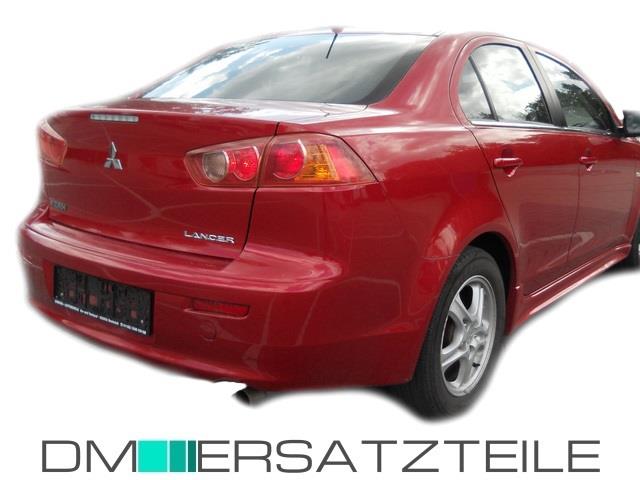 Mitsubishi Lancer Stoßstange hinten 08-11 nur Limousine 5-Türer lackierfähig ABS