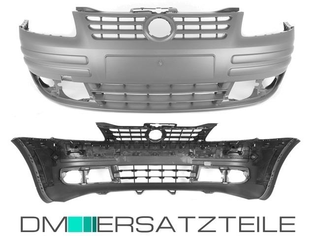 passt für VW Caddy 2K 03-10 Stoßstange  vorn für NSW dunkelgrau rauh geriffelt