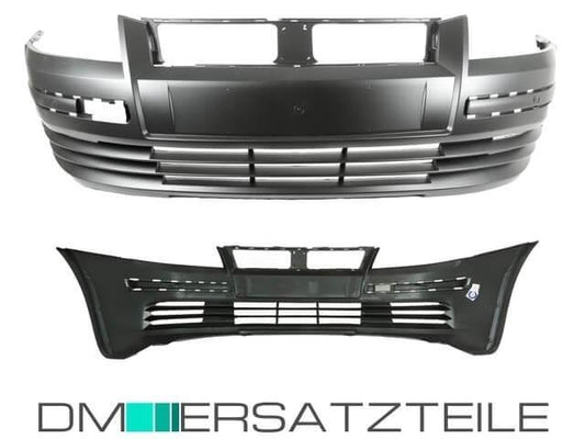 Fiat Stilo 192 Stoßstange vorne 01-08 schwarz nur 5-Türer Stoßfänger +Gitter Set