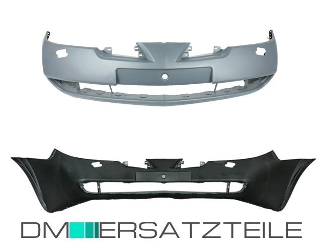 Nissan Primera P12 Stoßstange vorne Bj 02-07 lackierbar ohne SRA Vorbereitung