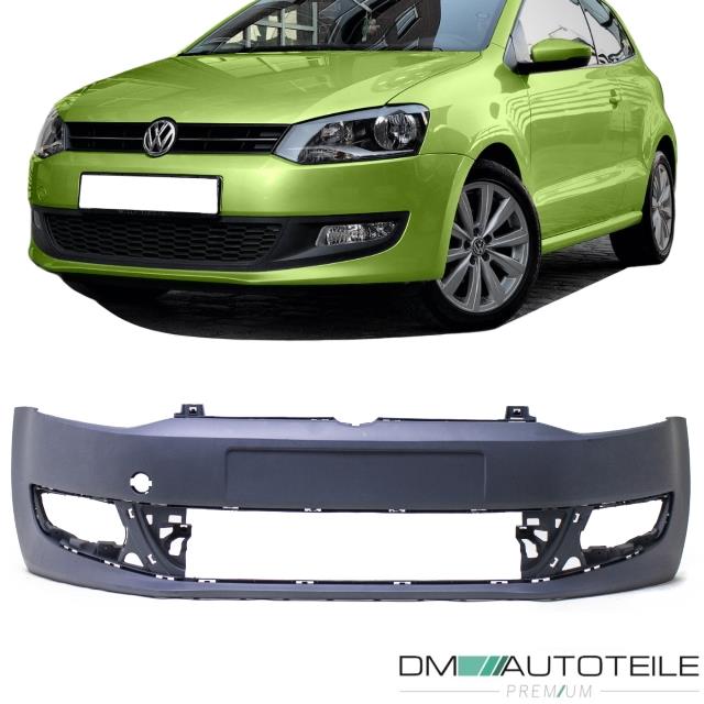 Stoßstange vorne grundiert ohne SRA/PDC passt für VW Polo 6R ab 2009-2014