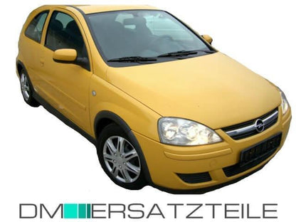 Opel Corsa C Combo Stoßstange vorne grundiert +2x Set Leisten Facelift 03-06