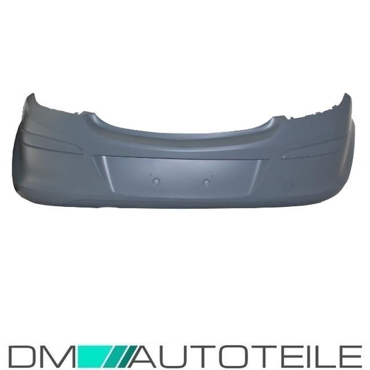 Opel Corsa D Stoßstange hinten 06-11 grundiert ohne PDC nur für 3-türer